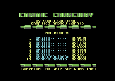 Cosmic Causeway: Trailblazer II screenshot 2 for Commodore 64